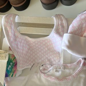Brand new authentic babygirl Gucci set